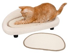 Cat Sisal Scratcher Bed with Refill Pad, Horizontal Scratching Sofa, Sisal Co...