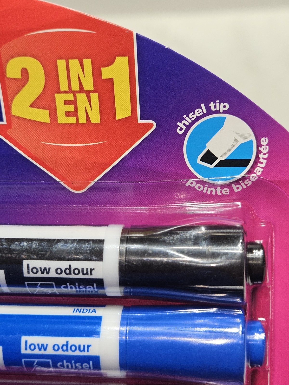 Expo 2 in 1 Dual Ended Dry Erase Markers Assorted Colors 8 Count Chisel Tip