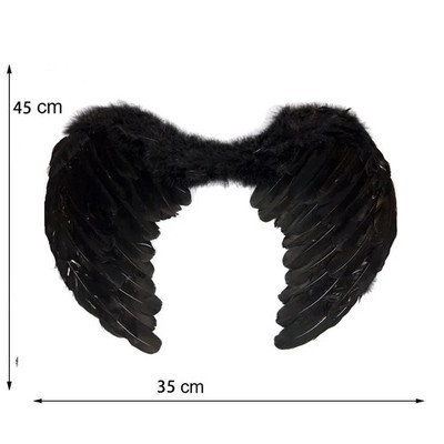 Halloween 3D Engelsflügel Kostüm Federflügel Elastisch Unisex Kinder Erwachsene