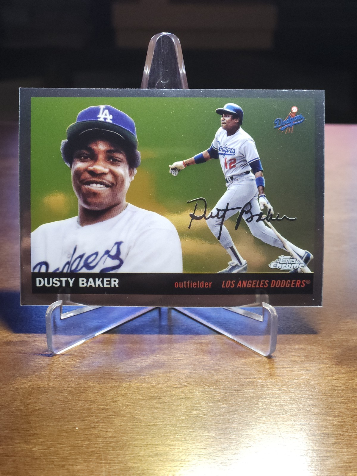 2025 Topps Chrome Platinum Anniversary - Dusty Baker #391 Los Angeles Dodgers