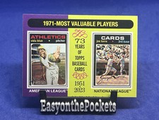 2024 Topps Heritage 1971 MVP’s Vida Blue Joe Torre #193