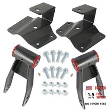 4'' Rear Drop Shackles and Hangers Kit for Silverado/Sierra 1500 1996-2006