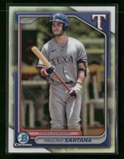 2024 Bowman Draft #BDC-126 Paulino Santana Texas Rangers