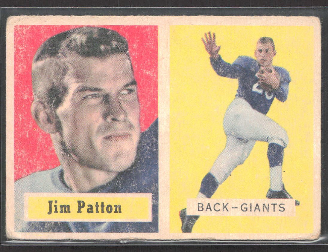 1957 Topps #83 Jim Patton