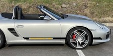 Two Color Three Stripe Side Decal Set Compatible With Porsche Boxster 987 986