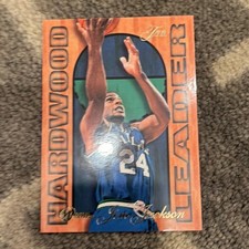 Fleer 1995 Hardwood Leader Jim Jackson Dallas Mavericks Insert Card #6 of 27