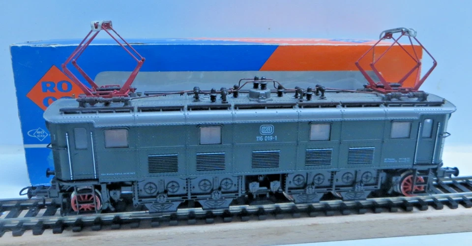 Roco DC H0 14143 Elektrolok BR 116 der DB Grün Ep. 3 makellos geprüft in OVP