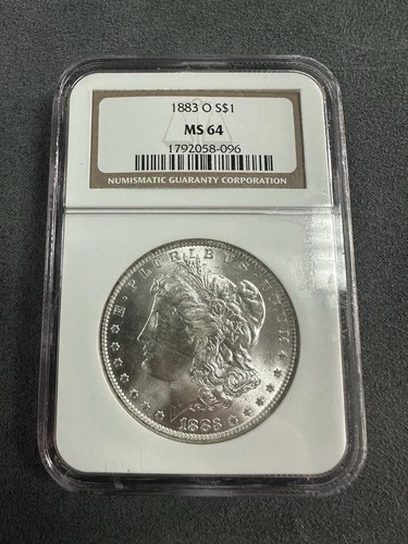 1883 O Morgan Silver Dollar NGC MS64