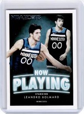 2020-21 Hoops Leandro Bolmaro Now Playing Rookie No Ss9