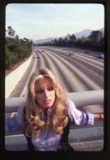Susan Anton 1978 above freeway close up scene Original 35mm Transparency