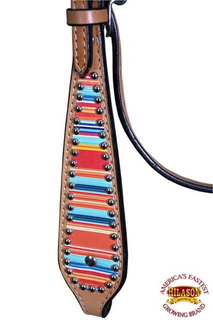 Ensemble Tête Et Collier Cuir HILASON – Pour Cheval, Marron, Neuf