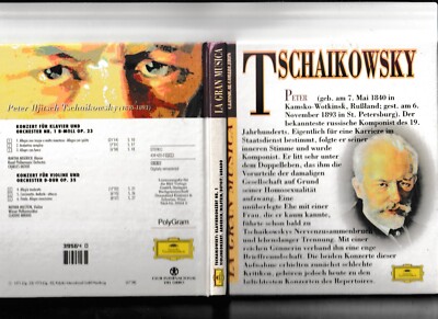 Tschaikowsky Classical Collection  CD mit Buch  - Klavierkonzert nr.1 Violinkonz