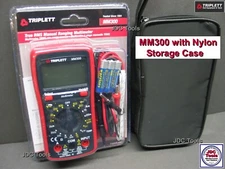 TRIPLETT Digital Multimeter Volt AC DC Tester Meter Voltmeter Ohmmeter MM300