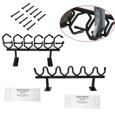 Fits Carbine Hanger Shotgun Hook Wall Mount Display 6 Gun Rack Black Vertical