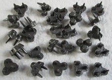 Set 26x British:"AMMO BOOT TRIPLE STUDS" ('Clover' Ptn, For Army Leather Boots)