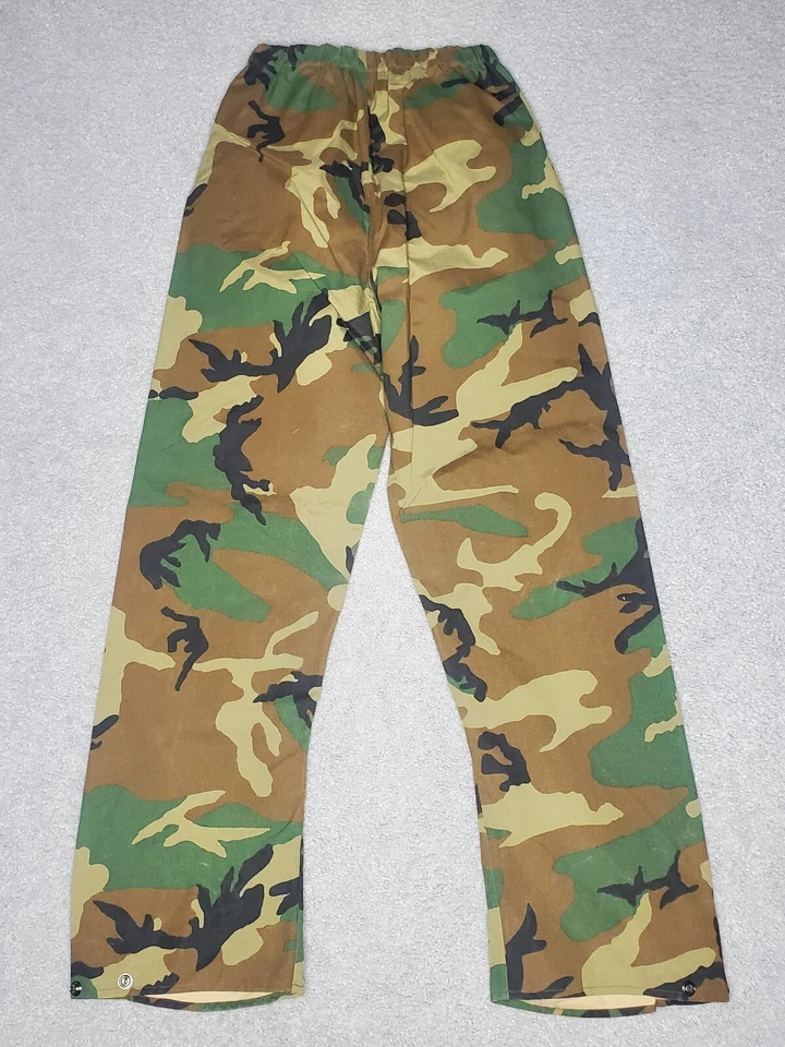 Vintage Cabela’s Gore-Tex Camo Pants Mens Small Lined Elastic Waist Hunting - Image 2 of 4
