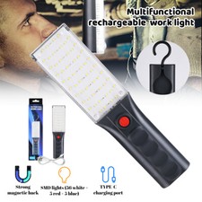 USB Rechargeable LED COB Work Light Car Garage Mechanic Flashlight Flood Lamp