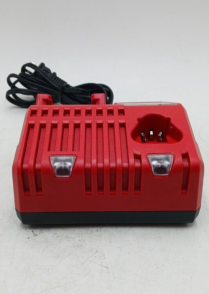 Milwaukee 48591812 120V Corded M12 / M18 Battery Charger Red eBay