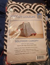 Solomon Original Minky Car Seat Canopy Cover