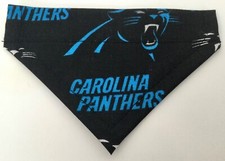 NFL Panthers X Small Over the Collar Dog / Cat Bandana Pet Fashion Accessory