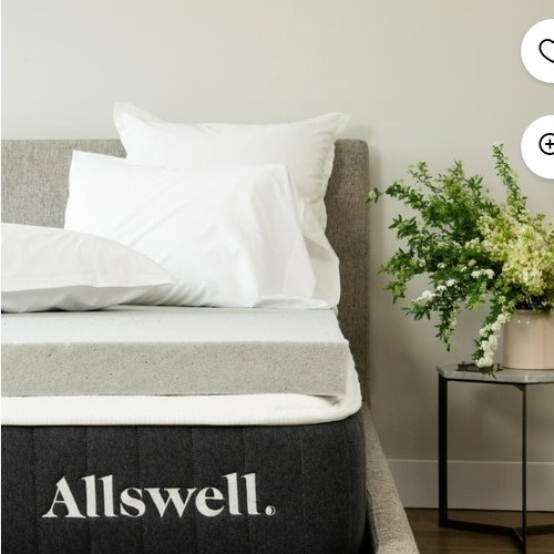 Allswell 3 Memory Foam Mattress Topper Infused With Graphite Twin for sale  online | eBay
