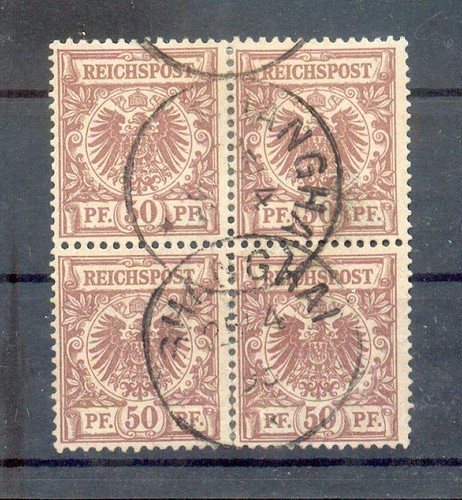 China Precursor V50c Block of Four Stamped (16246