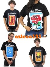 Mexican Loteria Unisex Black T-Shirt Funny Small to 2XL