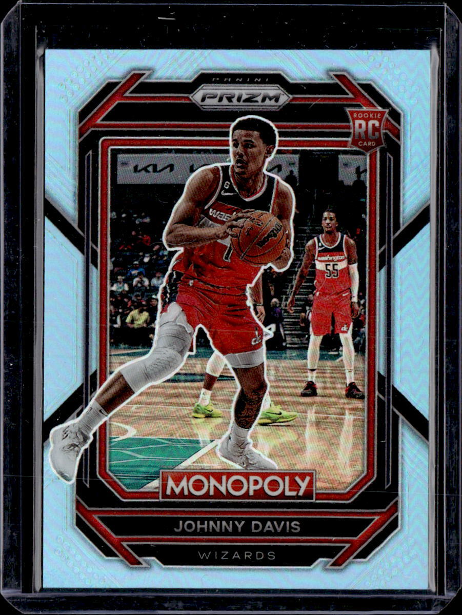 2022-23 Panini Prizm Monopoly #90 Johnny Davis Light Blue #/199