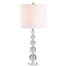 JONATHAN Y JYL5002A-SET2 Nala 28.5" Crystal LED Table Lamp Transitional Glam ...