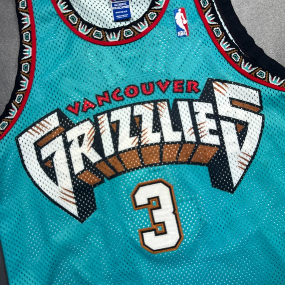 100% Authentic Shareef Abdur Rahim Vintage Champion Grizzlies Jersey Size 44 M L - Image 2 of 4
