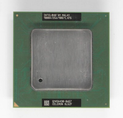 Socket 370 CPU - Intel Celeron 1000A - Tualatin - TESTED - NO TARIFF