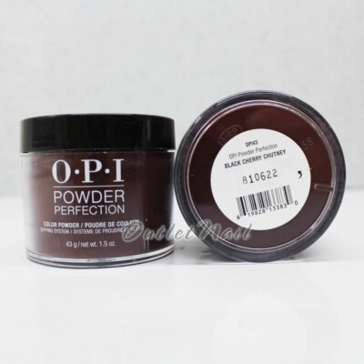OPI Powder Perfection Dip Powder - BLACK CHERRY CHUTNEY 1.5oz 43g # DPI43