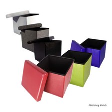 Echtwerk Sitzwürfel "StoreCube"  Faltbar Aufbewahrungsbox bis ca. 300kg