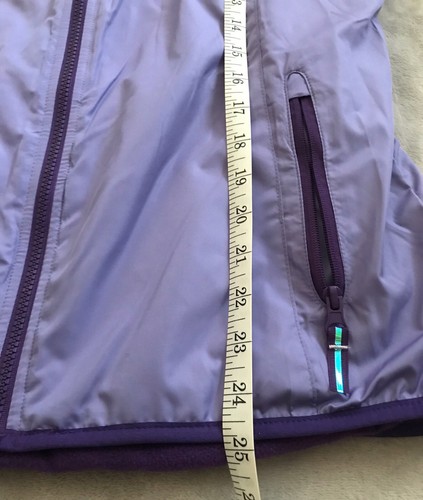 NEW Champion Girls' Purple Polyester Fleece Lined Windbreaker Jacket XL (14-16) - Picture 9 of 9
