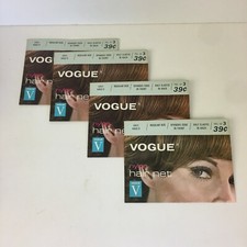 Lot of 4 Vtg Vogue Nylon Hair Nets Grey Regular Size Decoration Prop READ