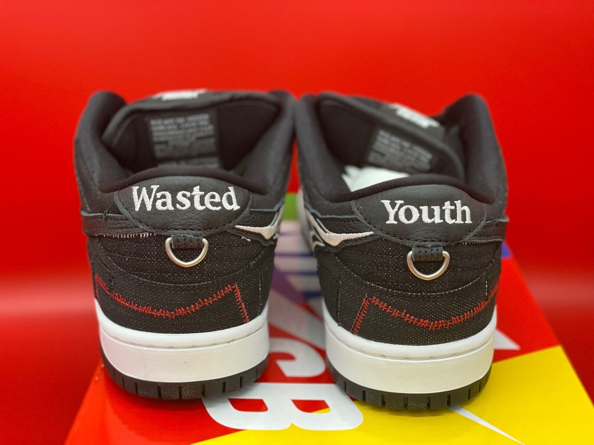 Nike Dunk Low SB x Wasted Youth New Deadstock Size 7 7.5 8.5 Nike Dunk Low SB x Wasted Youth New Deadstock Size 7 7.5 8.5