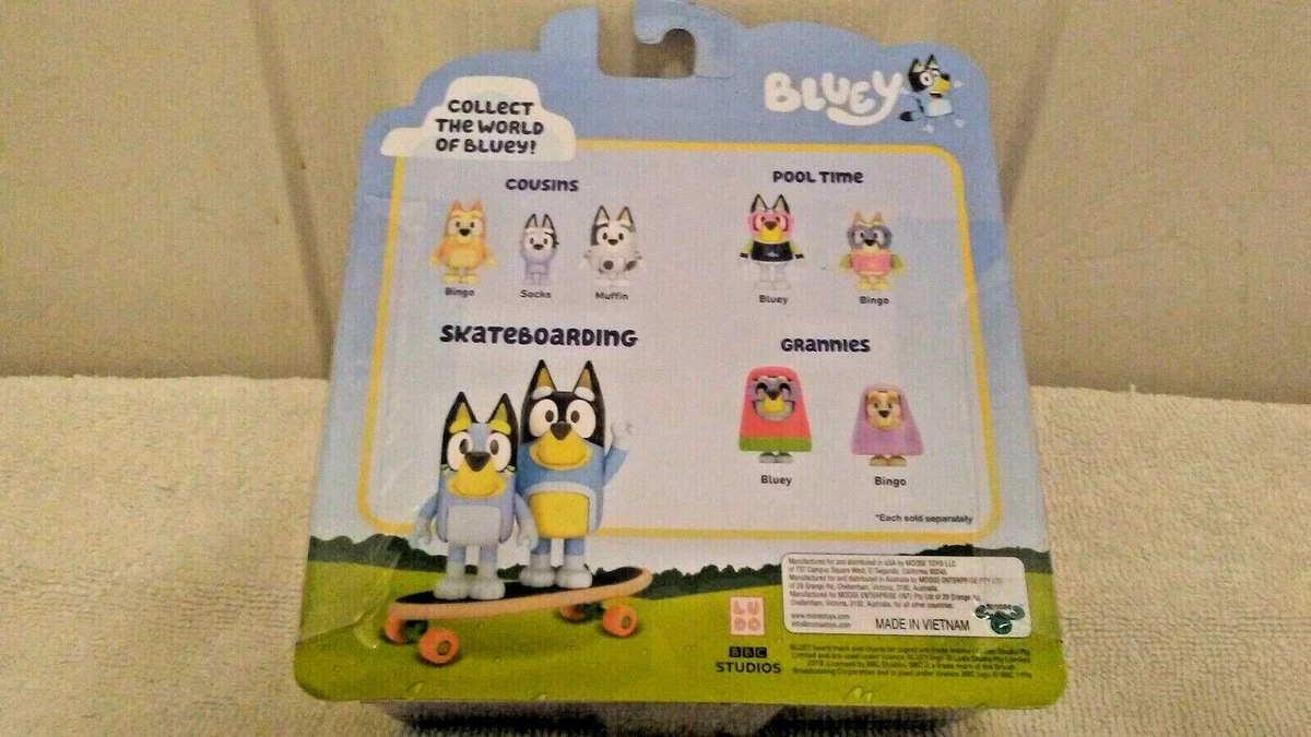Bluey Story - Figure 2 Pack - Skateboarding