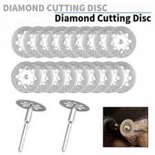 10Pcs Diamond Cutting Wheel Saw Blades Cut Off Discs Set F Cutting Marble Glass