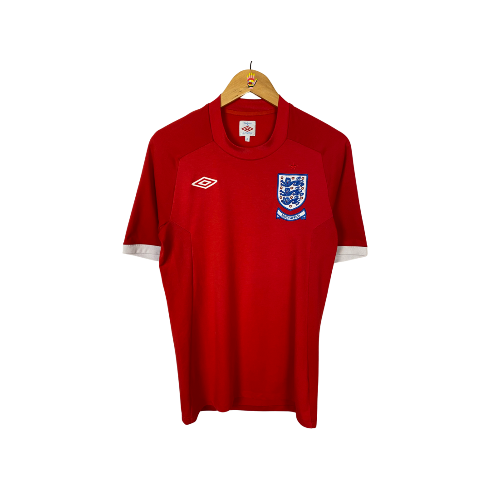 ENGLAND 2010 2011 HOME FOOTBALL SHIRT SOCCER JERSEY UMBRO sz 38 MEN RED