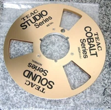 TEAC Open Reel Gold No 10 Metal Empty Reel Made in Japan NOS Unused good F/S