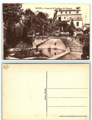 S01-2459, RONDA, CASA DE LA DUQUESA DE PARCENT, 100-year-old POSTCARD
