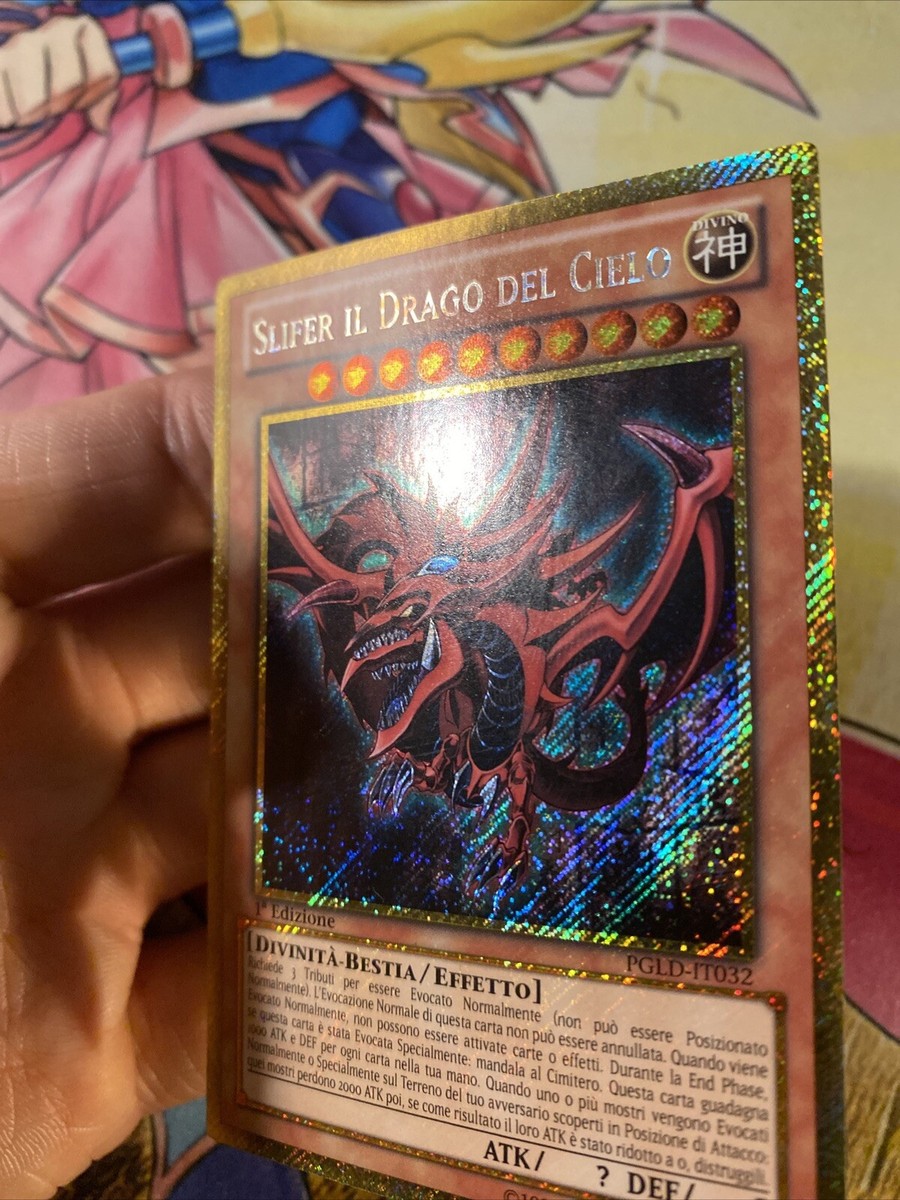 Slifer the Sky Dragon • PGLD IT032 1st Ed NM | eBay