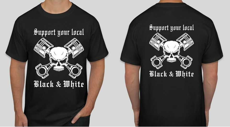 2 sded Support your local Outlaws Bker Motorcycle MC 15 t shrt