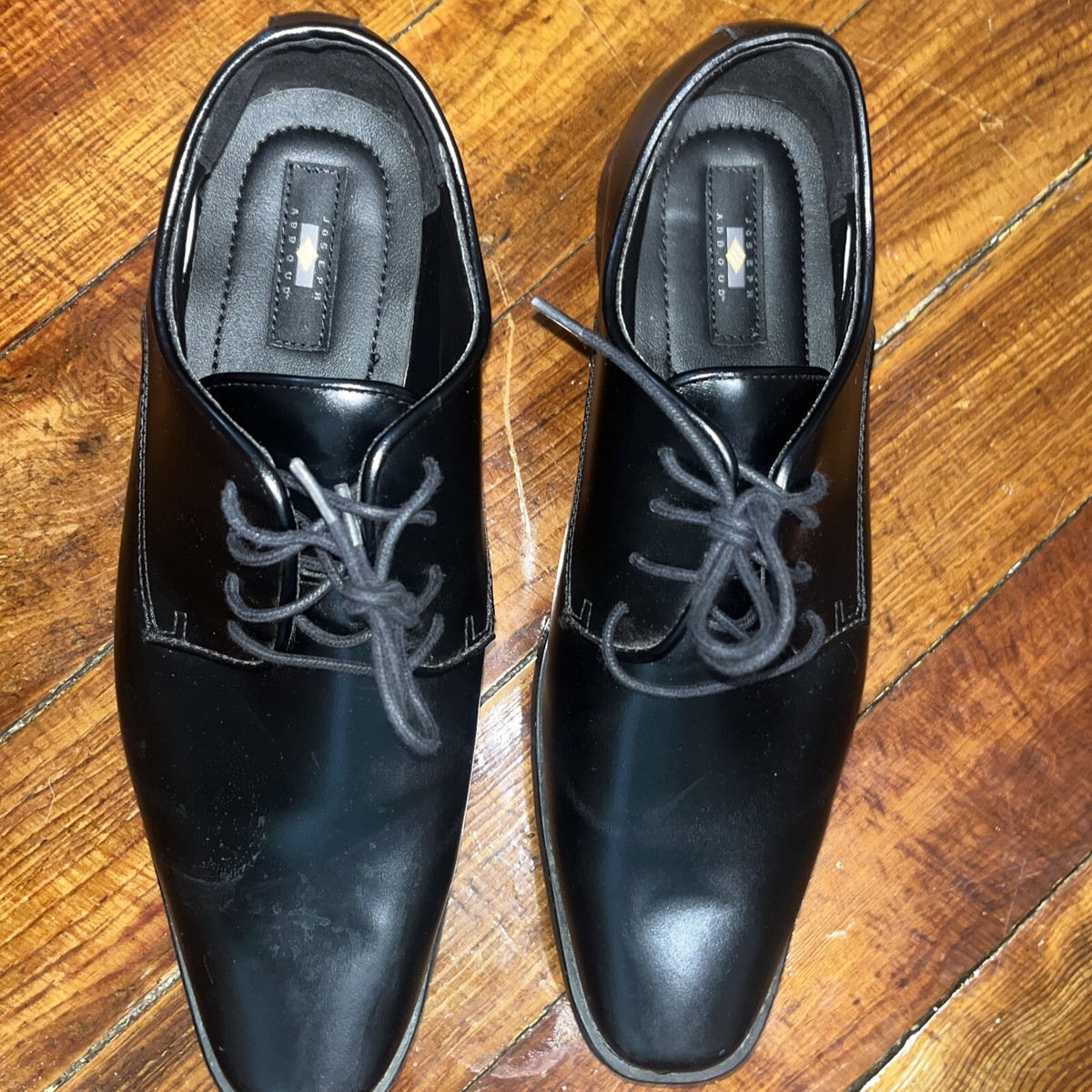 Joseph Abboud Black Wingtip Shoes 10 Joseph Abboud Black Wingtip Dress Shoes for Men for sale | eBay main image 2