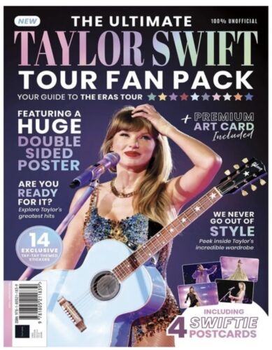 The Ultimate Taylor Swift Eras Tour Fan Pack Magazine Stickers Postcards Poster- - Zdjęcie 1 z 2