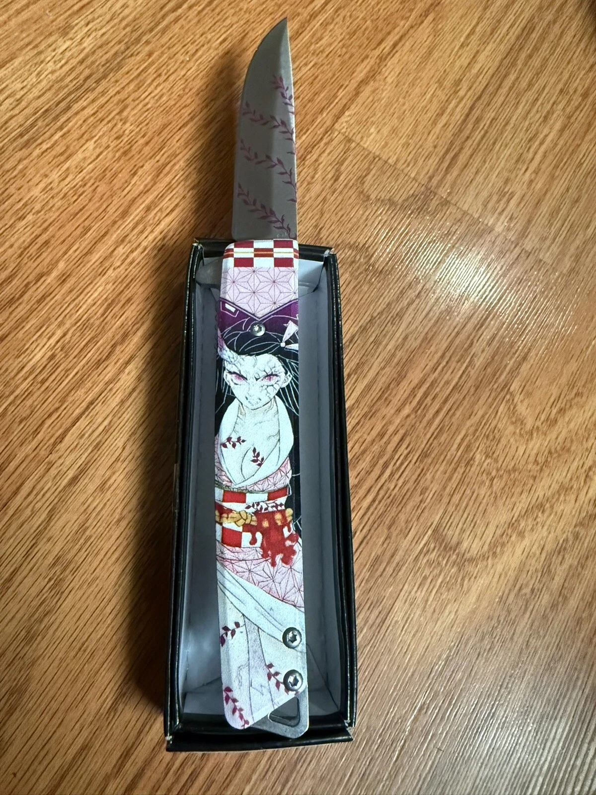 Nezuko Kamado Demonslayer Assisted Open Pocket Knife9”