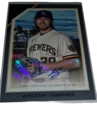 2022 Topps Gallery - Veterans Autographs Blue #VA-CB Corbin Burnes 