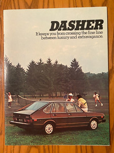 1976 Volkswagen VW Dasher 16-page Sales Brochure - #33-30-66020 - Full Color!
