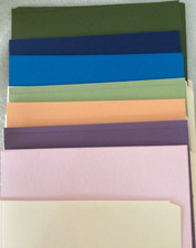 Stampin Up CARD STOCK 8.5x11 - 23 Asst. Subtles, Brights, Regals  In Color