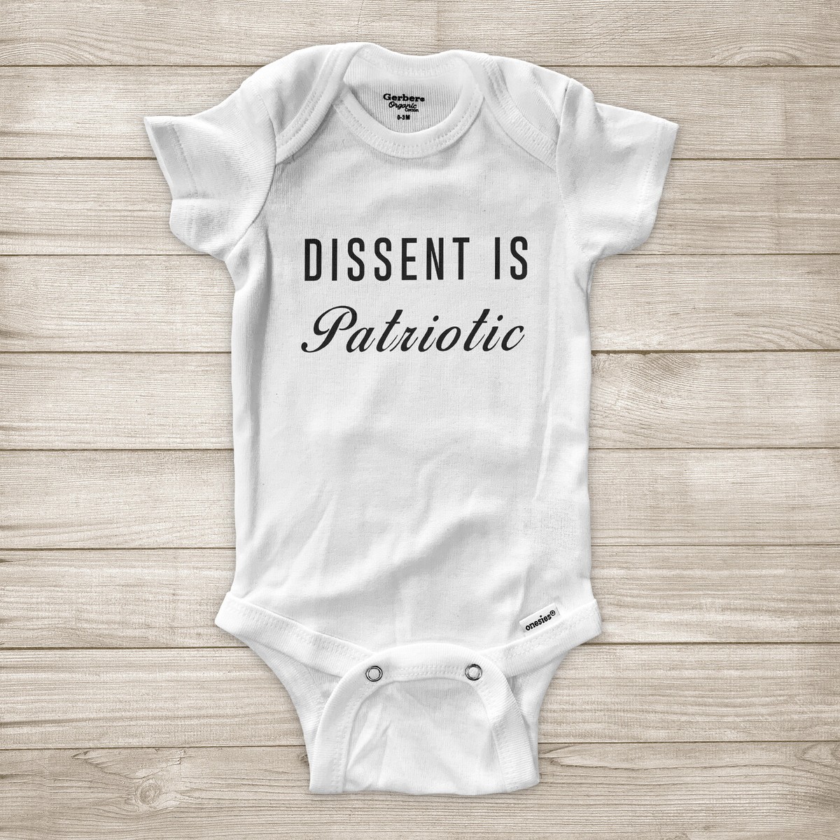 Dissent is Patriotic Black Lives Matter Protest Vote BLM Baby Infant  Bodysuit